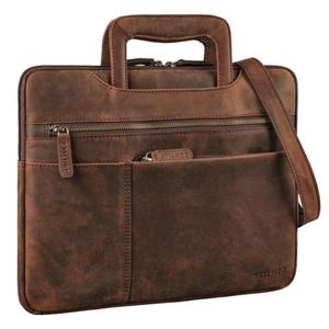 Vintage Style Genuine Leather Laptop <b>Bags</b> & Covers Affordable Price Low Moq OEM ODM Durable Designs Leather Handbags For office - Product Image 4