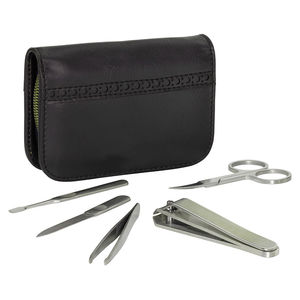 Kit Profesional Clásico de Manicura y Pedicura con Logotipo Personalizado, Juego de Herramientas de Acero Inoxidable para el Cuidado de las Uñas, Estuche de Viaje de Alta Calidad - Product Image 6