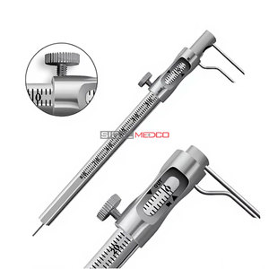 เครื่องวัดแบบสไลด์คาลิปเปอร์ทรงกลม 5 นิ้ว แบบโค้ง 0-80 มม. ความแม่นยำสูง สำหรับงานทันตกรรม ปลูกถ่ายฟัน ศัลยกรรม และจัดฟัน - Product Image 5