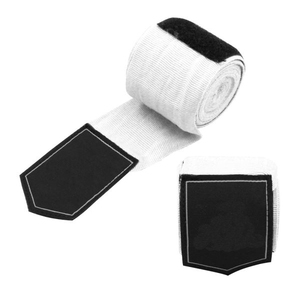 Bandages de boxe en coton sans élastique de 4,5 m (180 pouces) avec logo personnalisé OEM, couleur et matériau personnalisés, pour sports de compétition - Product Image 1