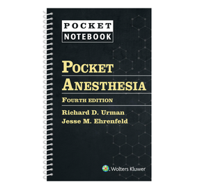 Pocket Anesthesia (Libreta de Bolsillo) Cuarta Edición - Educación, Tapa Blanda, 655 Páginas, Impresión por Sublimación (Suministro al por Mayor) - Product Image 1