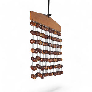 Carillons à vent artisanaux en gros, carillons à vent en graines de Bendo, carillons à vent en graines pour la décoration intérieure et de jardin, carillons à vent suspendus en bois - Product Image 2