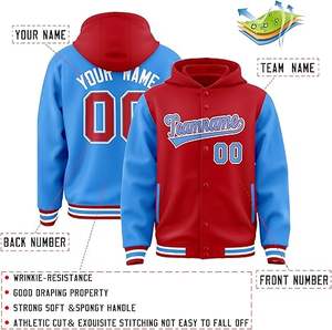 Chaqueta de Invierno Cálida y Cómoda para Hombre, Estilo Letterman, con Cuello Alto, Logotipo Frontal, Resistente al Viento, Ecológica, de Alta Calidad a un Precio Razonable - Product Image 3