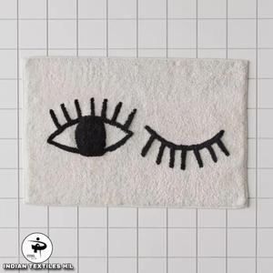 Modern Custom Bath Mats Wholesale Quick Dry Designer Bath Rugs Cotton Machine Made with Tufted Color Modern <b>Style</b> by ITHL - Product Image 2