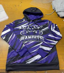 เสื้อฮู้ดฮอกกี้แบบมีฮู้ดพิมพ์ลายซับลิเมชั่นตามสั่งสำหรับฤดูหนาวปี 2026 พร้อมโลโก้และหมายเลขทีมตามสั่ง ผ้าฟลีซอุ่นสบายสำหรับผู้ชาย ผลิตจากโพลีเอสเตอร์ 100% - Product Image 1