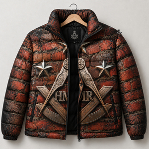 Ropa Masónica Herencia Masónica, Ropa Griega de Fraternidad, Prendas Masónicas Unisex, Chaqueta con Estampado 3D Sublimado y Elegante - Product Image 3