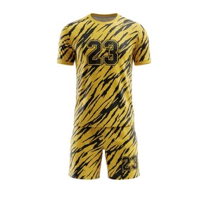 Ensemble de maillot de football américain pour hommes, vert, jaune, noir, respirant, léger, tenue de performance athlétique - Product Image 4