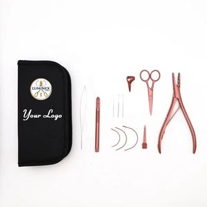 Pinzas Profesionales para Extensiones de Cabello con Cinta Adhesiva, Herramientas para Extensiones de Cabello Humano - Product Image 6