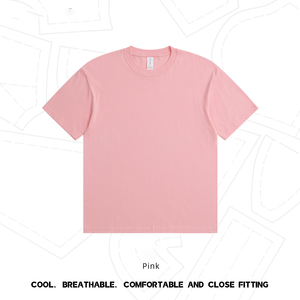 เสื้อยืดคอกลมแขนสั้นผ้าฝ้ายแท้ 180 กรัม ปักโลโก้ตามสั่ง OEM สำหรับผู้ชาย สีพื้น แบบยูนิเซ็กส์ สไตล์วัฒนธรรม - Product Image 4