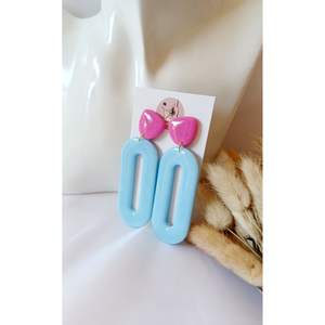 Luxury Handmade <b>Resin</b> <b>Earrings</b> Premium Quality Material Elegant Party Fashion Accessories Crystal Style Lightweight Comfortable - Product Image 1