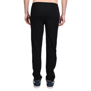 Men's <b>Black</b> Sweatpants Elastic Waist Side Stripe Knitted Casual Breathable Spring Wear - Product Image 2