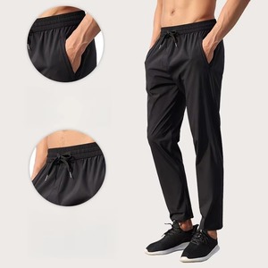<b>Men</b> Nylon Spandex Anti-Wrinkle Breathable Pants Quick Dry Casual Straight <b>Trousers</b> Fit Lightweight <b>Elastic</b> Waist Plus Size Pants - Product Image 4