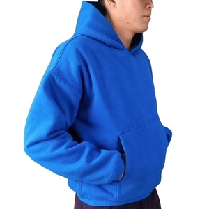 Luxurious Men's XL Oversized Double Layer Streetwear Hooded Sweatshirt Quick Dry Cotton Blank with Custom Logo Warm <b>Thick</b> Design - Product Image 1
