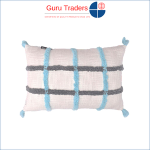 Housse de coussin bohème décorative faite à la main, design bohème moderne, personnalisable, en vente à prix réduit auprès d'un fournisseur indien - Product Image 4