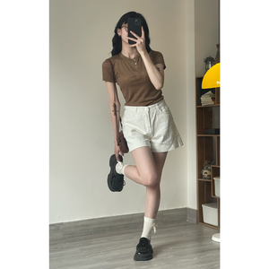 Pantalones Cortos Deportivos Transpirables para Mujer, Varios Colores, Estilo Coreano, 100% Algodón Orgánico, Hechos en Vietnam, Muestra Gratis, Mejor Precio - Product Image 2