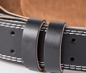 Unisex Adjustable Custom Back Support Heavy Duty 13mm Thick Cowhide <b>Weight</b> Lifting Belt for <b>Weight</b> Loss - Product Image 5