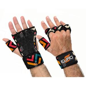 Best Selling Neoprene Half Finger Weightlifting Gloves for Strength Training <b>Wrist</b> <b>Support</b> Padded Comfort Grip - Product Image 1
