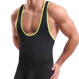 Maillots de lutte en tissu léger de qualité supérieure, vêtements de sport pour hommes à marque privée, séchage rapide, vente en ligne - Product Image 5