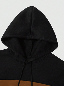 Perfect for Daily Wear Men's Plus Size Pullover <b>Hoodies</b> Hip Hop Boxy Style Drop Shoulders <b>Hoodies</b> Oversized Hoodie for Men's - Product Image 3