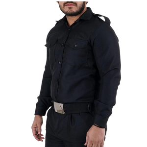 Conjunto de Camisa y Pantalones de Uniforme para Oficial de Seguridad, Ropa de Trabajo Profesional de Manga Larga con Epaulettes, Bolsillos en el Pecho y Cómoda - Product Image 2