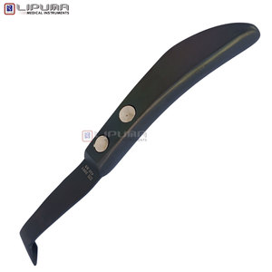 Cuchillo para Pezuñas de Caballo LIPUMA TORQ, Acero Inoxidable, Hoja con Recubrimiento de Plasma Negro, Mango de Rosca, Herramienta Profesional para Herradores, Veterinaria Premium - Product Image 2