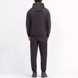 Ensemble survêtement molletonné doux et confortable pour l'hiver, pantalon large et sweat à capuche 2026 - Product Image 4