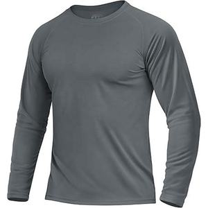 Camiseta de Manga Larga con Protección Solar UPF 50+ Ajustada, Transpirable y Antibacteriana para Surf, Natación, Buceo y Playa - Product Image 4