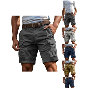 Men's <b>Cargo</b> Woven Polyester <b>Shorts</b> <b>Lightweight</b> Breathable Utility Casual <b>Shorts</b> - Product Image 5