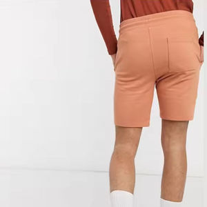 Pantalones Cortos Deportivos para Hombre, 100% Algodón, Felpa, Cintura Elástica, Casuales, Sólidos, Vintage, Personalizados, Transpirables, de Secado Rápido, Ecológicos - Product Image 2