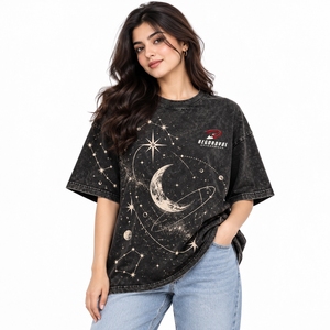 Camisetas Extra Grandes de Algodón Premium para Mujer, Ropa Casual para un Estilo Relajado y Urbano con Tela de Calidad y Diseño Moderno - Product Image 1