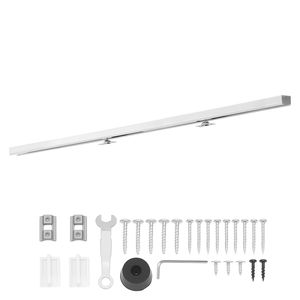 Kit Binario per Porta Scorrevole a Scomparsa da 144 cm con Meccanismo Soft-Close per Scorrimento Liscio e Silenzioso, Ideale per Uso Esterno e Scolastico - Product Image 1