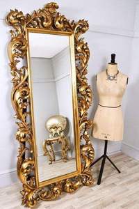 <b>Antique</b> Brass Mirror <b>Frame</b> Premium Quality Elegant Handcrafted Details Timeless Modern Oval Customized Sizes Wall Decor - Product Image 2