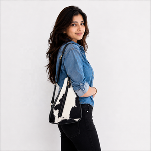 Sac à bandoulière tendance en cuir de vachette, sac de voyage élégant en cuir véritable, facile à transporter, multi-usages, ceinture porte-monnaie - Product Image 3