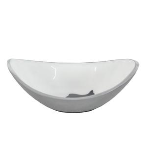 Tazón Decorativo para Ensaladas, Blanco, Esmaltado, Ovalado, de Metal, para Frutas, Apto para Lavavajillas, Ecológico, Precio al por Mayor - Product Image 5