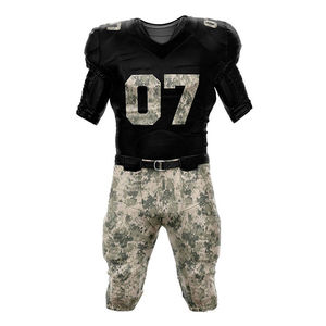 Uniformes de Fútbol Americano Sublimados Transpirables al por Mayor con MOQ Bajo, Ropa Deportiva Urbana para Equipos, Servicio OEM - Product Image 1