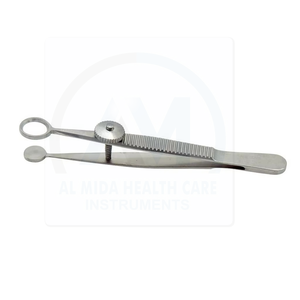 คีมสแตนเลสสำหรับถอดซีสต์เปลือกตา เครื่องมือผ่าตัดตา คีมเอเยอร์ 9 ซม. - Product Image 1
