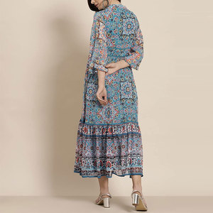 Vestido Estampado para Mujer, Atuendo Estampado a la Moda, Material Premium, Ropa Cómoda y Elegante, Fabricante Mayorista de Exportación - Product Image 2