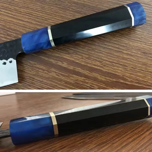 Couteau de Chef Japonais de Luxe 2026 LEGACY BLADES en Acier à Haute Teneur en Carbone Fait Main, Manche en Bois, Ambidextre, Compatible Lave-Vaisselle - Product Image 5