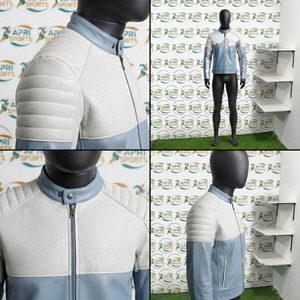 Vestes en cuir ajustées pour hommes, nouvelle collection automne, style élégant, en cuir de qualité supérieure, manteaux d'extérieur en cuir tendance, vente directe - Product Image 6