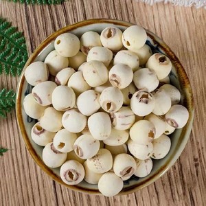 สำหรับชาดื่มหลังจากผสมกับน้ำแล้วมีสารอาหารสูงมากเมล็ดบัวแห้งทั้งตัวเมล็ดบัวดิบเกรดดีที่สุด - Product Image 3