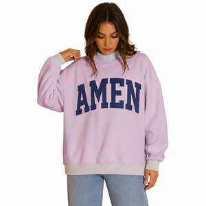 เสื้อสเวตเชิ้ตคอเต่าทรงโอเวอร์ไซส์สำหรับผู้หญิง สวมใส่สบาย ทรงหลวม เนื้อผ้านุ่ม เหมาะสำหรับทุกฤดูกาล - Product Image 1