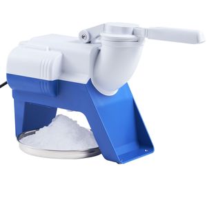 Macchina Elettrica per Tritare Ghiaccio 80 kg/ora, 220W, con 2 Lame, per Coni di Neve, con Coperchio e Ciotola - Product Image 1