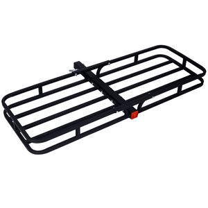 Portapacchi in Acciaio con Sponde Alte 53 x 19 Pollici, Attacco da 2 Pollici, Capacità 500 Libbre per Camper, Camion, SUV, Furgoni, Auto - Product Image 2