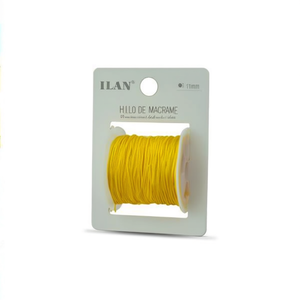 Filo per Macramè Iln 1Mm Giallo 100M Circa per Artigianato - Product Image 2