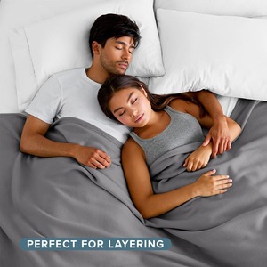 Couverture de lit de haute qualité, unie, solide, quatre saisons, 100% coton - Product Image 2