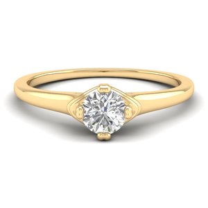 REYES High Quality 925 Sterling Silver Round Brilliant Cut 0.5 Carat Moissanite Single Stone Rings Luxury Women Fine Jewelry - Product Image 6