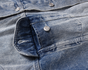 Mens Slim Fit <b>Denim</b> <b>Jacket</b> Fashion Washed Jean Coat Casual Outdoor Layer <b>Lightweight</b> Street Style Daily Wear Top - Product Image 5
