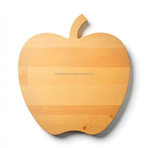 Planche à découper en bois de hêtre durable, lavable au lave-vaisselle, écologique, en forme de pomme, pour usage domestique et commercial - Product Image 5