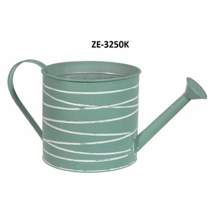 1.8L Green Metal Watering Can with Long Spout, Vintage <b>Garden</b> Watering Pot for Indoor Outdoor Plants - Product Image 1