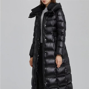 Solid International Perfect Everyday Fit Fully Windproof Highly Warm Comfort <b>Soft</b> Quilted Long Length Hooded 70% <b>Men's</b> - Product Image 3